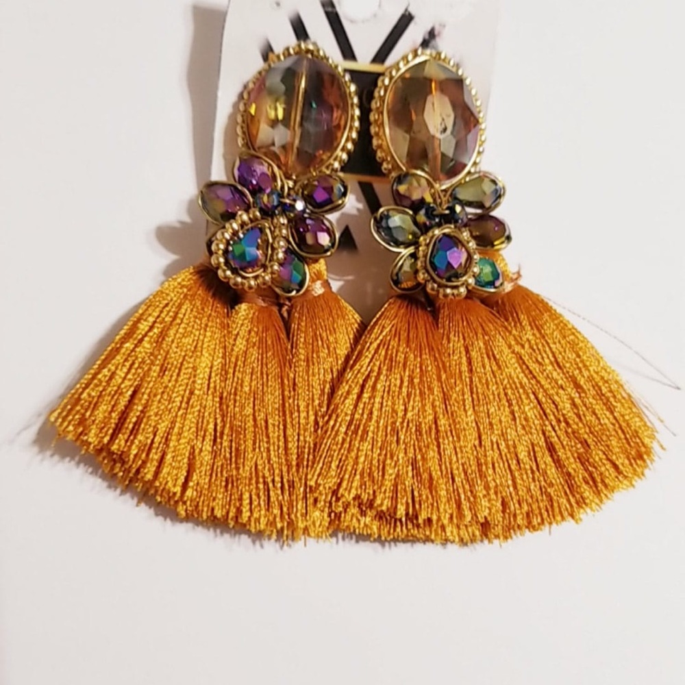 Tassel earrings, 100% handmade